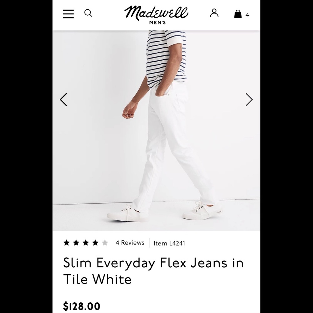 NWOT Madewell Men’s Jeans